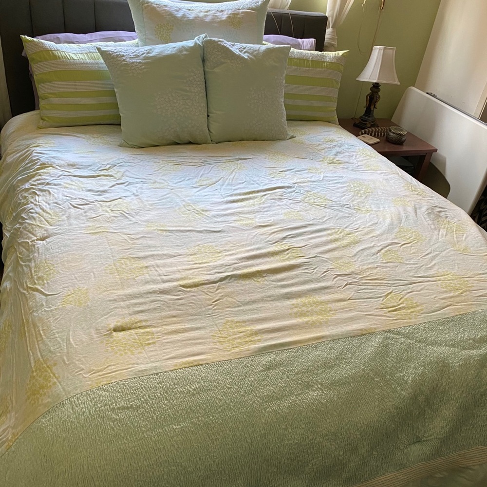 DKNY Queen/Double size comforter set w. pillows